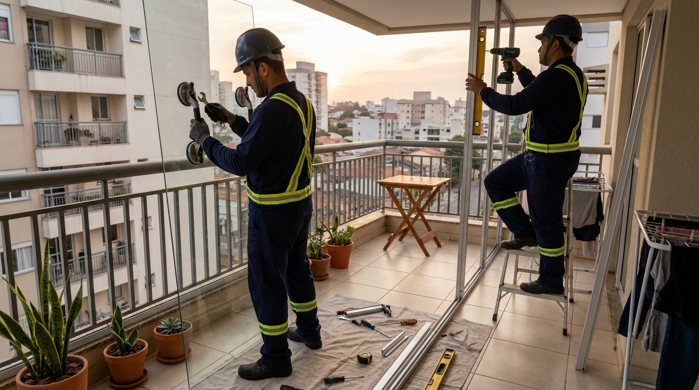 Divisórias em Vidro no Centro, São José dos Pinhais‑PR