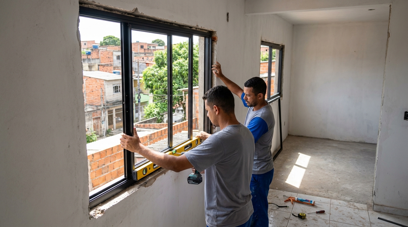 Produção de Portas e Janelas no Centro, São José dos Pinhais‑PR